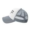 Custom Hats for Men Women Personalized Cap Design Your Own Trucker Hat with Text Image Customized Mesh Hat Baseball Hats Gray view 3