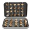 40pcs Fly Fishing Lure, Strong Toughness Artificial Fly Fishing Kit with Box Bait Fly Fishing Assortments Salmon view 2