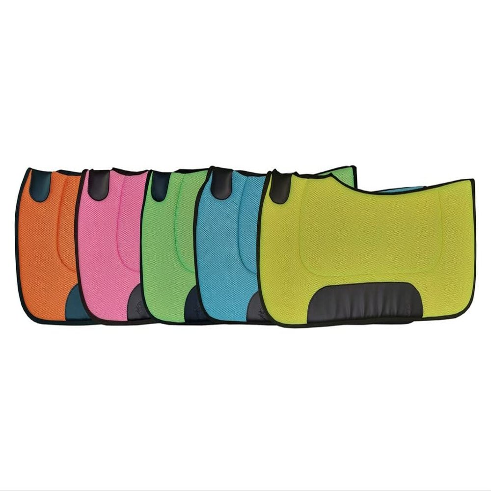 SS19 Western Horse Saddle Pad Breathable Colorful Mesh Design | 100% Lightweight Saddle pad are Available. | Size- Full Size Saddle Pad.