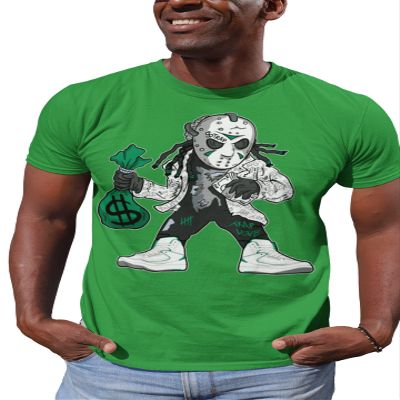 Jordan 2 Retro Lucky Green Shirt to Match Green/White Shoes, Men's Tee to Match Jordan 2 Lucky Green
