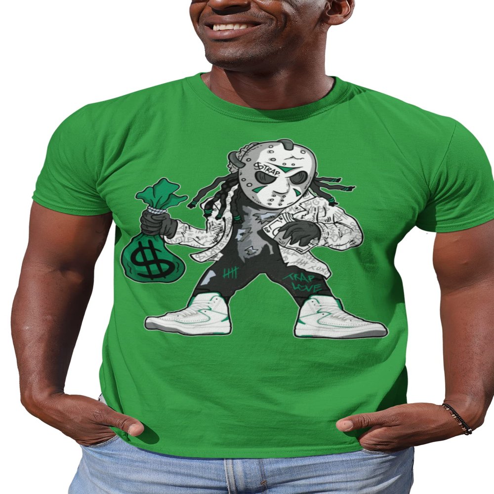 Jordan 2 Retro Lucky Green Shirt to Match Green/White Shoes, Men's Tee to Match Jordan 2 Lucky Green