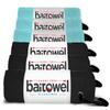 Bait Towel 6 Pack Fishing Towels with Clip for Fishing, Plush Microfiber nap Fabric, 16x16, The Original Bait Towel Multi-Pack (Black-Caribbean) view 1