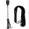 DERINODEM Horse Riding Crop Whip Set 18" 27" - Horse Set Flogger Faux Leather - Riding Whip for Horse Equestrian - English Riding Set Crop for Horses view 1