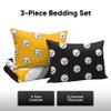 FOCO Pittsburgh Steelers NFL Team Color Bed In a Bag Comforter Bedding 3 Piece Twin Set view 3