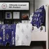 FOCO Baltimore Ravens NFL Team Color Bed In a Bag Comforter Bedding 5 Piece Twin Set view 2