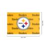 FOCO Pittsburgh Steelers NFL Team Color Big Logo Standard 2 Pack Pillowcases view 4