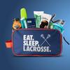 ChalkTalkSPORTS Guys Lacrosse Accessory Bag | Travel Bag Dopp Kit | Eat Sleep Lacrosse view 3