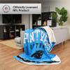 FOCO Carolina Panthers NFL Team Property Of Sherpa Fleece Blanket view 2