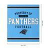 FOCO Carolina Panthers NFL Team Property Of Sherpa Fleece Blanket view 3