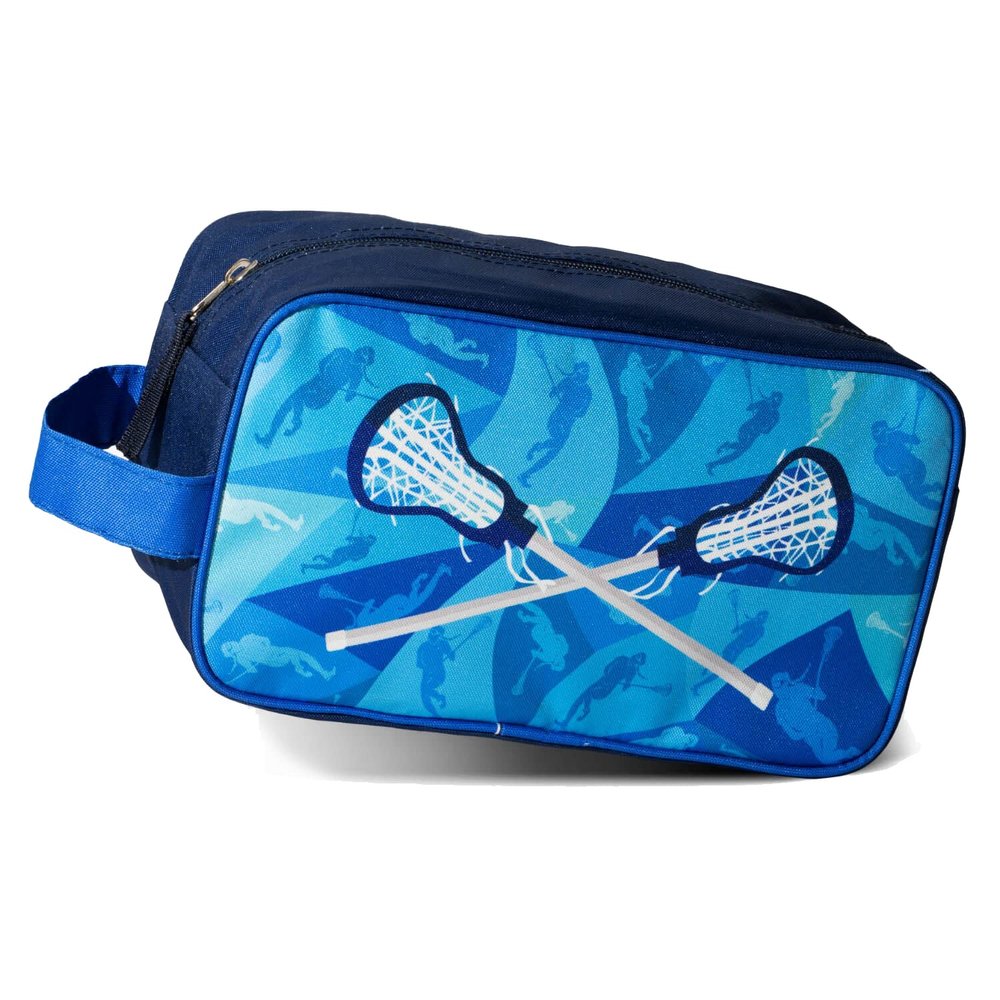 ChalkTalkSPORTS Lacrosse Accessory Bag | Travel Bag Dopp Kit | Love Lax