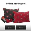 FOCO Tampa Bay Buccaneers NFL Team Color Bed In a Bag Comforter Bedding 3 Piece Twin Set view 3