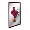 The Fan-Brand NCAA Virginia Tech Hokies: Mascot - Maroon Edge - Vertical Framed Mirrored Wall Sign - Sports Team Bar Sign Dcor - Home, Dorm, Garage, Office, Fan Cave view 2