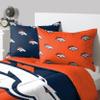 FOCO Denver Broncos NFL Team Color Bed In a Bag Comforter Bedding 3 Piece Twin Set view 4