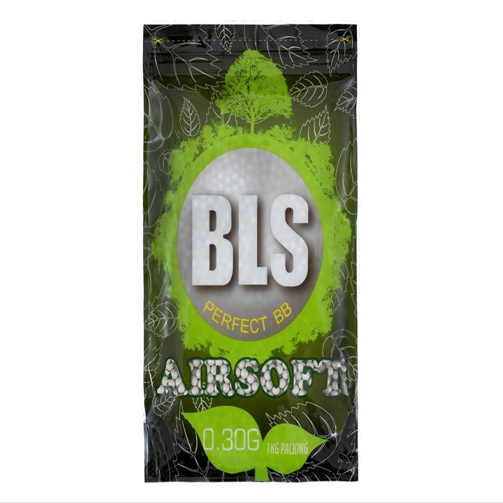 Clover Airsoft-BLS Precision Airsoft 6mm BBS Ammo (Bio, .30 Gram - 3,333 BBS)