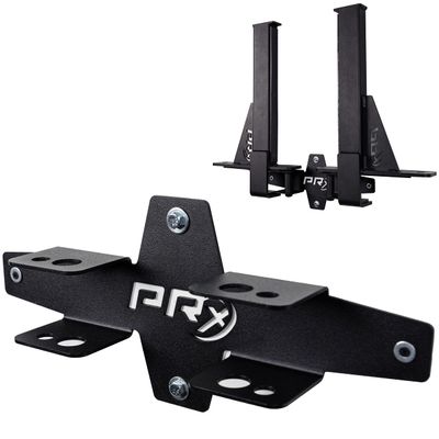 PRx Performance Squat Rack Spotter Arm Pairs, Fits Profile ONE 2x3 with 5/8" Hole & PRO 3x3 with 1" Holes in Upright Squat Racks, USA Made, (Spotter Arm Storage)