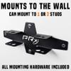 PRx Performance Squat Rack Spotter Arm Pairs, Fits Profile ONE 2x3 with 5/8" Hole & PRO 3x3 with 1" Holes in Upright Squat Racks, USA Made, (Spotter Arm Storage) view 2