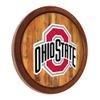 The Fan-Brand NCAA Ohio State Buckeyes: "Faux" Barrel Top Sign - Football, Basketball, Baseball & College Sports Dcor for Home, Office, Game Room, Fan Cave & Garage view 2