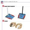 Wild Sports NFL Quoits Set with Direct Print HD Team Graphics  Tailgate Ring Toss Game  Great Gift for Any Football Fan! Ring Toss Family Outdoor Games for The Beach, BBQ, or Tailgate Party view 2