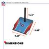 Wild Sports NFL Quoits Set with Direct Print HD Team Graphics  Tailgate Ring Toss Game  Great Gift for Any Football Fan! Ring Toss Family Outdoor Games for The Beach, BBQ, or Tailgate Party view 3