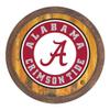 The Fan-Brand NCAA Alabama Crimson Tide: School Seal - "Faux" Barrel Top Sign - Football, Basketball, Baseball & College Sports Dcor for Home, Office, Game Room, Fan Cave & Garage view 1