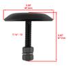Caltric Snow Plow Blade Skid Shoe Compatible with Polaris 2873423 ATV/UTV Replacement 1-Pair 3.4" view 2