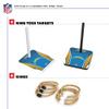 Wild Sports NFL Quoits Set with Direct Print HD Team Graphics  Tailgate Ring Toss Game  Great Gift for Any Football Fan! Ring Toss Family Outdoor Games for The Beach, BBQ, or Tailgate Party view 2