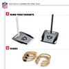 Wild Sports NFL Quoits Set with Direct Print HD Team Graphics  Tailgate Ring Toss Game  Great Gift for Any Football Fan! Ring Toss Family Outdoor Games for The Beach, BBQ, or Tailgate Party view 2