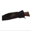 Negrini INTELCASE Flannel Protective Buttstock Sock  Soft Cotton Flannel Gun Sock for Shotgun Stocks  Drawstring Closure, Cleaning Cloth  Made in USA  Black - 924FSS - 9 x 24 view 1