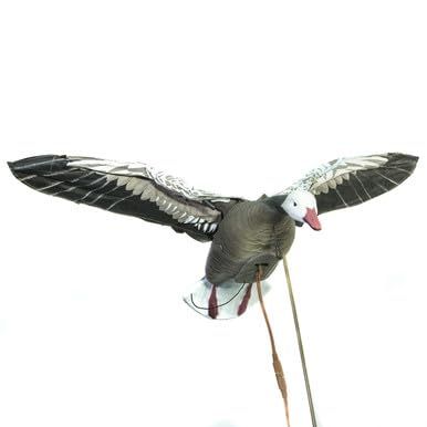 Higdon Outdoors Clone | Blue Goose Flapping Motion Decoy with Adjustable Wing Speed | Ultra Realistic Goose Decoy for Waterfowl Hunting | Includes Carry Bag, Stand, Power Cord & Remote