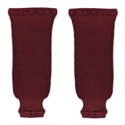 PEAR SOX Pro Weight Solid Color Hockey Socks (Maroon, Intermediate)