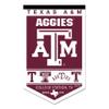 College Flags & Banners Co. Texas A&M Aggies Heritage History Banner Pennant view 1
