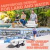 Cuddy Floating Cooler and Dry Storage Vessel for Land & Water  40QT Great for River, Beach, Kayak, Pool, & Lake - White view 4