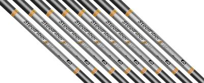 AeroTech SteelFiber fc90 Iron Shafts 3-PW, Set of 8 Shafts - .370 Parallel Tip (Choose Flex) (Flex: Regular F3)