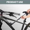 Hycline Shock Pump for Mountain Bike, High Pressure 300 Psi for Front Fork and Rear Bicycle Suspension Air Pump with Gauge Fits Schrader & Presta Tire Valve-Black view 2