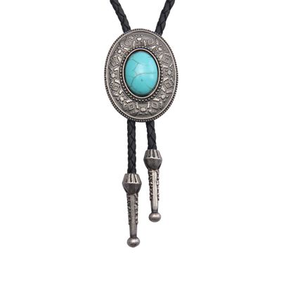 GelConnie Bolo Tie for Women Cowboy Tie Bolo Western Necklaces Bolero Tie Men Necklace Ties Turquoise Mens Leather Necktie