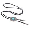 GelConnie Bolo Tie for Women Cowboy Tie Bolo Western Necklaces Bolero Tie Men Necklace Ties Turquoise Mens Leather Necktie view 3