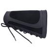 Genuine Leather Gun Buttstock with Cartridge, Shell Holder for .308 .300 44mag 410 Winchester Marlin Right/Left-Handed (Black for Right-Handed) view 3