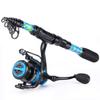Sougayilang Telescopic Fishing Rod and Reel Combos, Full Kit with Carrier Bag, 11+1 Bearings Spinning Reel, Carbon Fiber Travel Fishing Pole for Saltwater Freshwater view 2