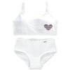 Girls Training Bra Set - 6PCS Girls Cotton Training Bras Breathable Sports Cami Bras and Underwear Panties Briefs view 3