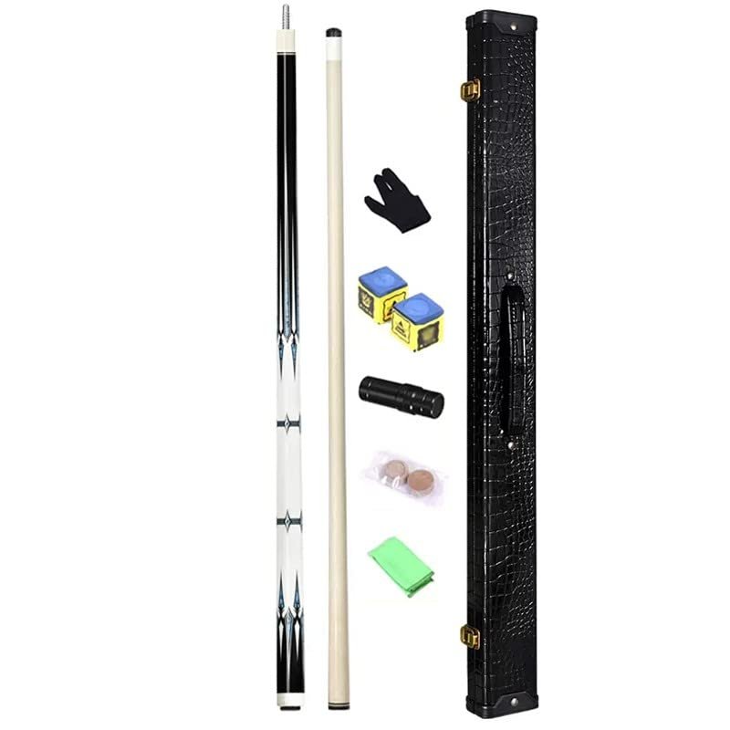 sxysdkjco Professional Billiard Pool Cue Stick, 58 inch Configure C09 Dense Pressure Frontlimbs, American Table - Ghost Eyes Series 230204(Color:C,Size:)