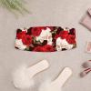 Skulls and Red Roses Women's Sexy Tube Crop Top Bandeau Strapless Bras Seamless Stretchy Chest Wrap Top L view 3