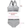 Girls Training Bra Set - 6PCS Girls Cotton Training Bralettes Cami Bras and Underwear Panties view 2