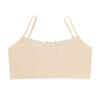 Eforcase 4PCS Girls Training Bra Girls Lace Cotton Training Bras Breathable Sports Cami Bras Strap Bralette,Aged 8-14 Nude view 2
