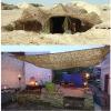 Camouflage Netting Beige, Garden Shade Net, Military Net, Light and Durable, Camo Netting for Hunting,Camping,Sun Protection,Hidden,Customizable (Size : 4x6m/13x19.7ft) view 2