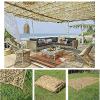 Camouflage Netting Beige, Garden Shade Net, Military Net, Light and Durable, Camo Netting for Hunting,Camping,Sun Protection,Hidden,Customizable (Size : 4x6m/13x19.7ft) view 3