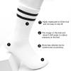 hiqqifazz women's men's selected Athletic round neck socks cotton stripe socks 5/10 pairs view 4