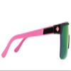 SPY Flynn 5050 Matte Blk Matte Pink-Happy Gry Grn LT Grn Mirror view 3