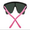 SPY Flynn 5050 Matte Blk Matte Pink-Happy Gry Grn LT Grn Mirror view 4