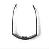 SPY Flynn 5050 Matte Black - Happy Boost Polar Orange Mirror view 4