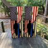 Cornhole Board Wraps | K9 Police Flag Thin Blue Line USA American Flag Skins for Boards | Cornhole Decal 48.5x24.5in | Laminated & Easy-to-Apply Waterproof 3mVinyl Wraps | Ideal for Cornhole Lovers view 1